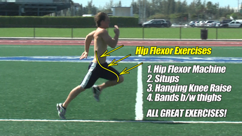 hip flexor exercises for speed